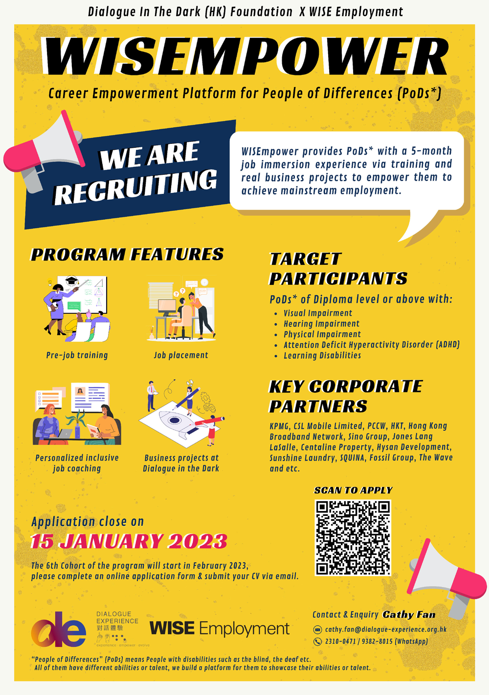 Career Empowerment Platform for People of Differences Poster_eng